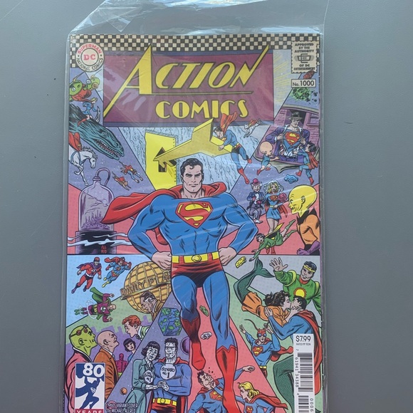(C40) DC Comics ACTION COMICS #1000 Superman Michael Allred 1960's cover - Picture 9 of 10